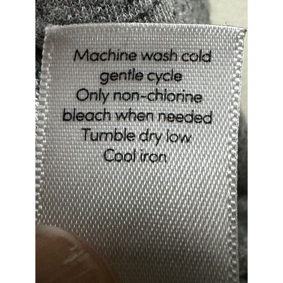 ATHLETA Short Sleeve Criss Cross Dress, Marl Grey, Heather Sz M - Picture 9 of 10